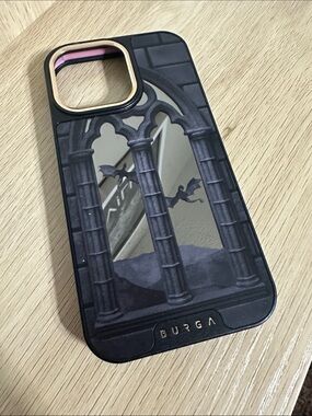 Black Gothic Mirror iPhone Case